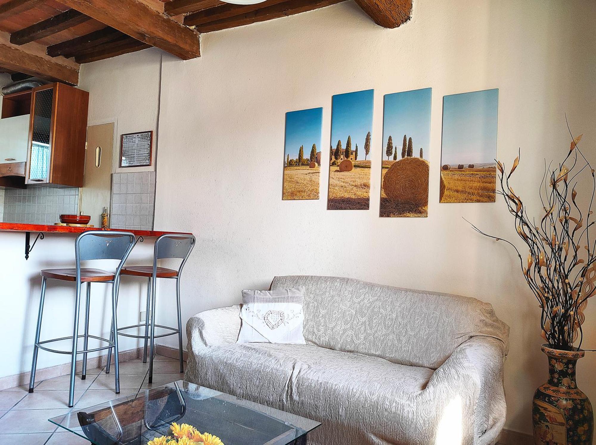 La Casina Di Colle - Appartamento Rustico Sulle Colline Di Pisa Кашиана-Терме Экстерьер фото